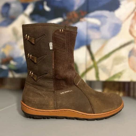 Merrell Women's Dark Brown Winter Boots - Picture 7 of 11